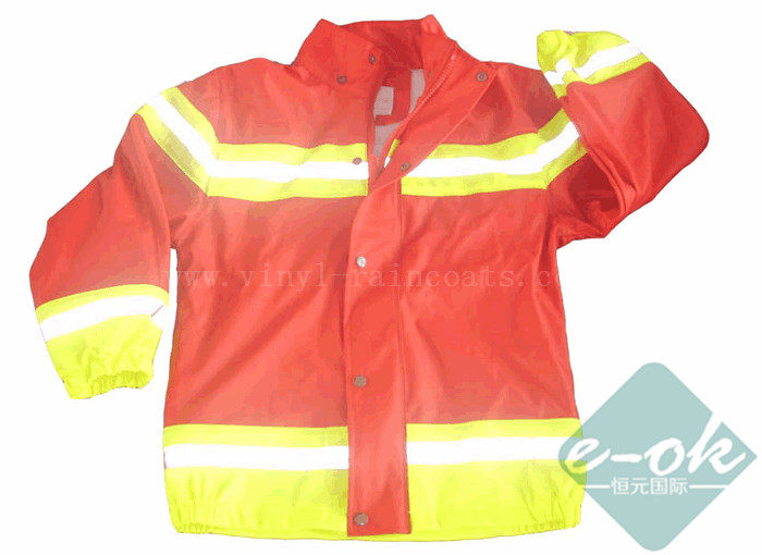 PU Raincoats Men